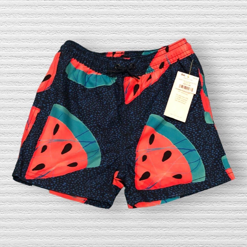 Tea Collection Watermelon Swim Trunks NWT 12-18 Months